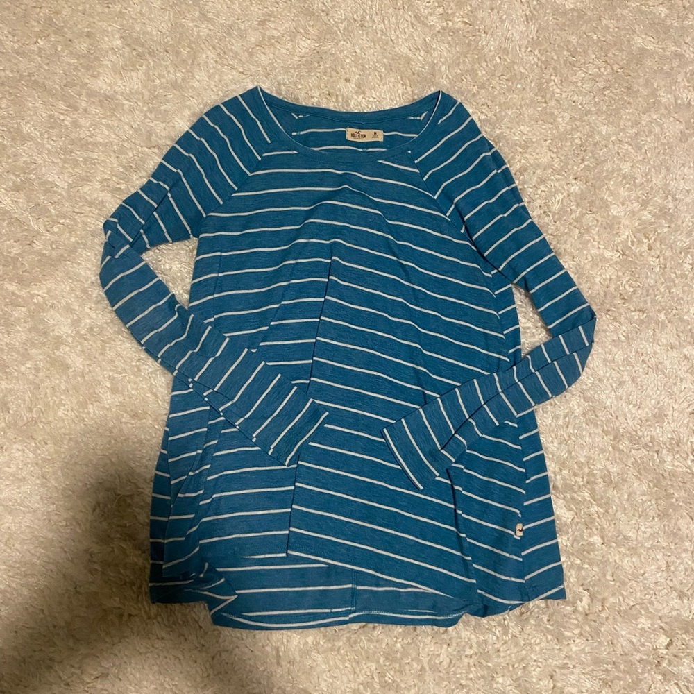 Hollister long sleeve striped shirt